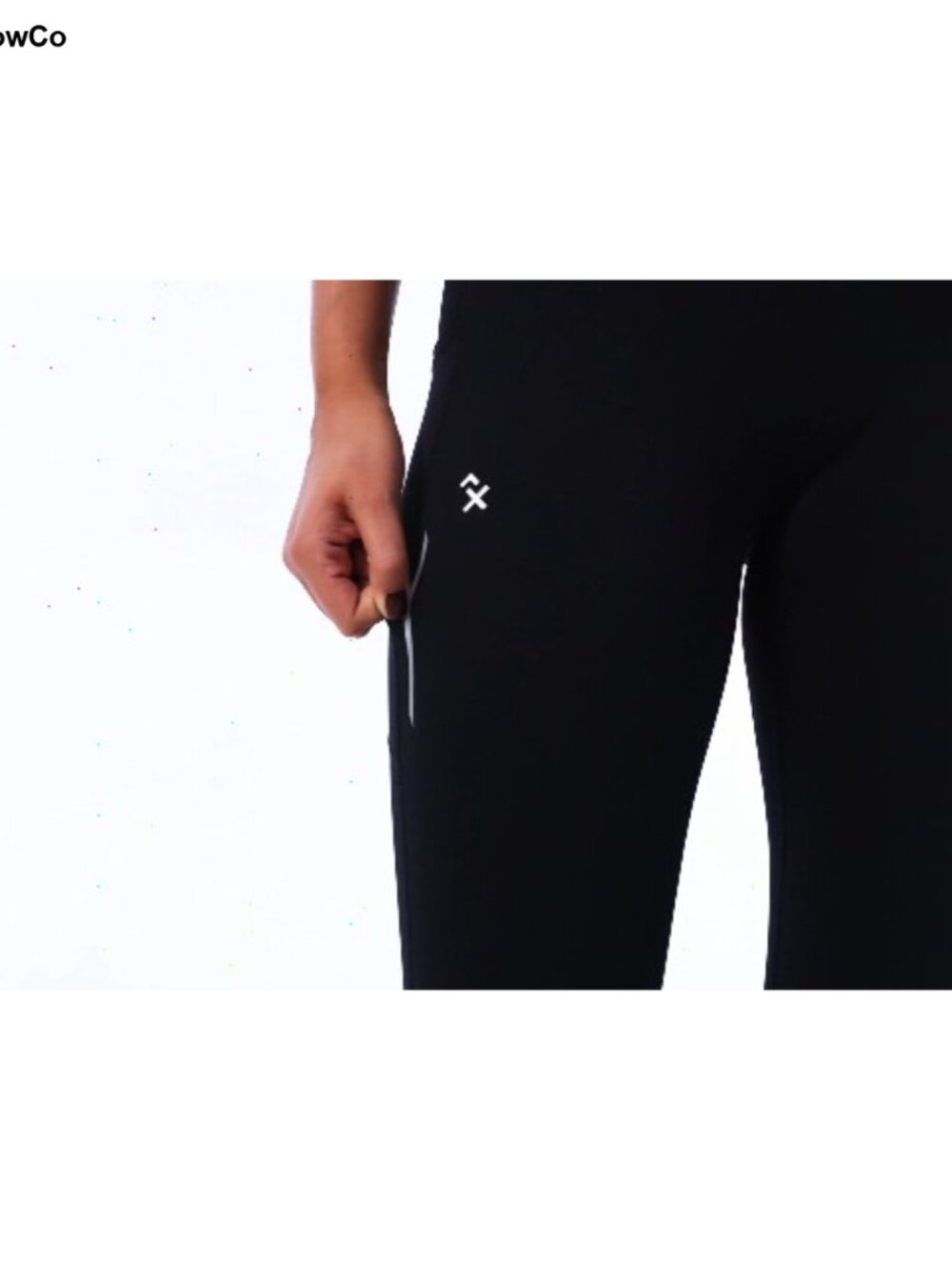 High Waisted Compression Running Leggings for Women with Zipper Pockets - Picture 6 of 6